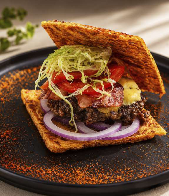 Hamburguesa sin harina